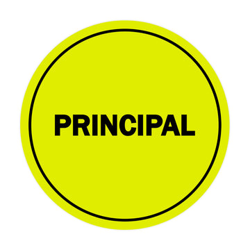 Signs ByLITA Circle Principal Sign